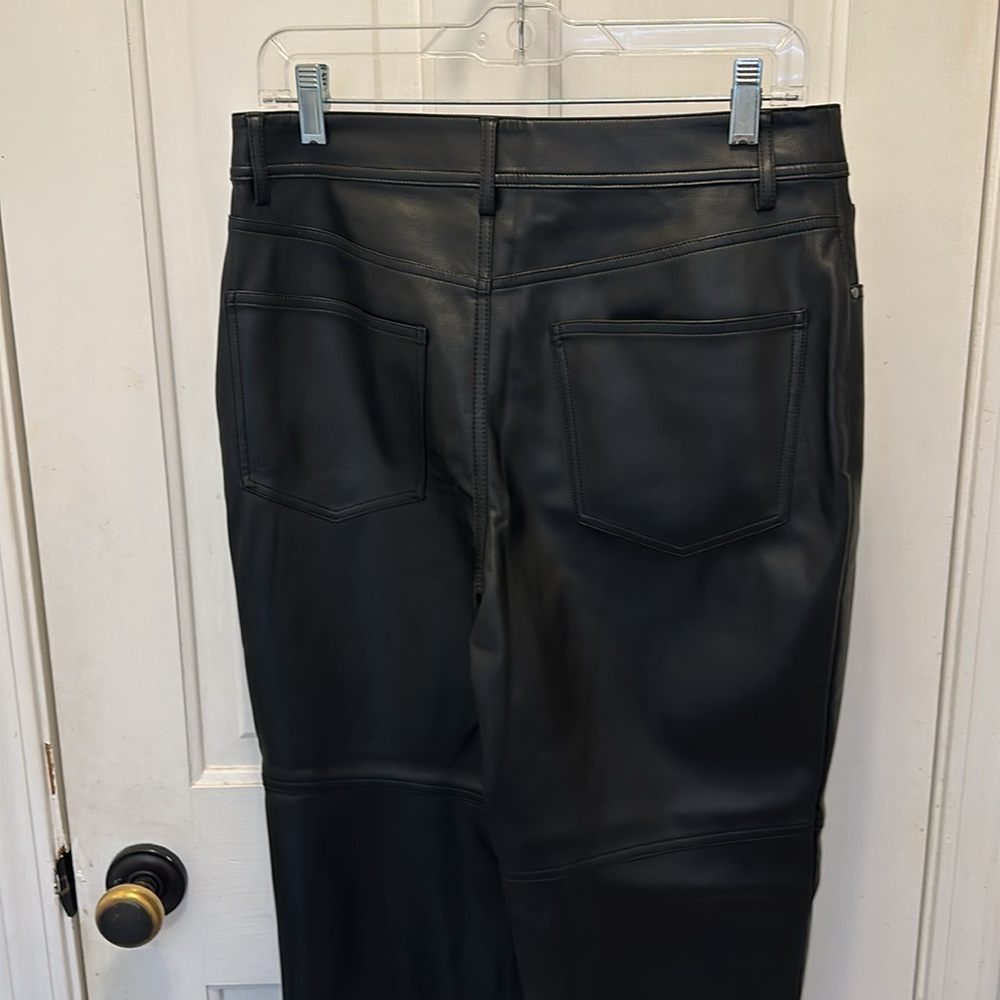 Boden faux leather pants. Size 8. NWT - Picture 3 of 7